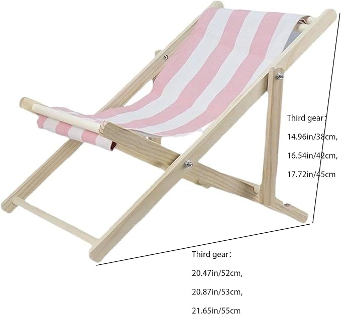 Pink Striped Casual Camping Outdoor Folding Chairs Portable and Foldable Beach Camping Chair Lightweight Grassland Outdoor Lounge Chairs