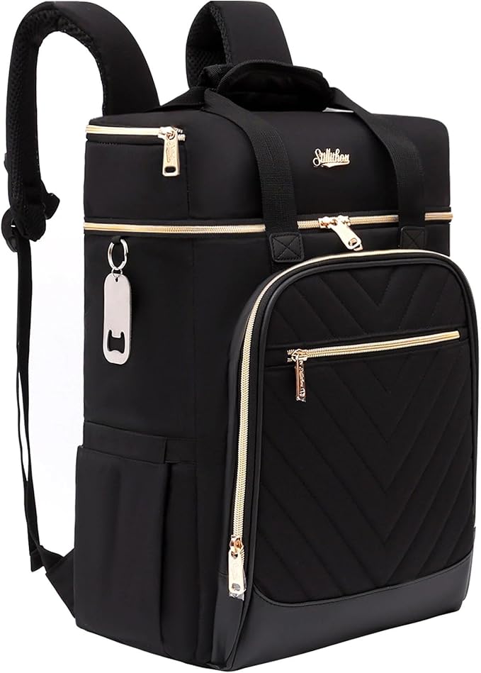 Backpack Coolers Insulated Leak Proof for Women Men, 35 Cans Large Capacity Waterproof Cooler Backpack, Soft Portable Cooler Bag for Beach Travel Camping Picnic Work