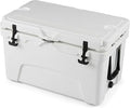 Goplus Hard Cooler, Insulated Ice Chest w/Portable Handles, Cup Holders, Ruler, Bottle Opener, 6 Day Ice Retention for Drink, Beverage, Camping, Fishing, Beach