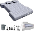 Umbrauto Truck Air Mattress for 5.5-5.8ft Full Size Short Bed, Self-Inflating Suede Surface Truck Camping Airbed for Pickup Tent Outdoor Travel Sleeping