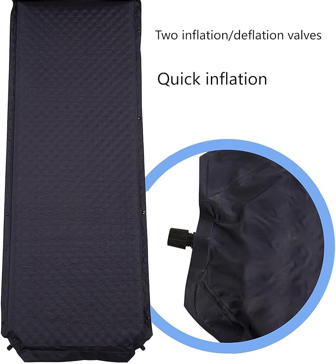 Air Mattress Ultralight Inflatable Sleeping Pad Sleeping Mat for Camping Backpacking, Hiking - Airpad, Inflating Bag, Carry Bag