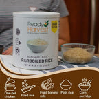 Ready Harvest Emergency Food - Parboiled White Rice | Survival Food | Pantry Staples | #10 Can | 30-Year Shelf Life | 4 lbs | Cans Filled to the Top