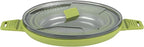 Restaurantware-Hi Tek 2.5 Liter Collapsible Camping Pot, 1 Portable Cook Pot - With Lid, Stainless Steel Bottom, Silicone Camping Cookware, For Travel Or Outdoor Hiking- Restaurantware
