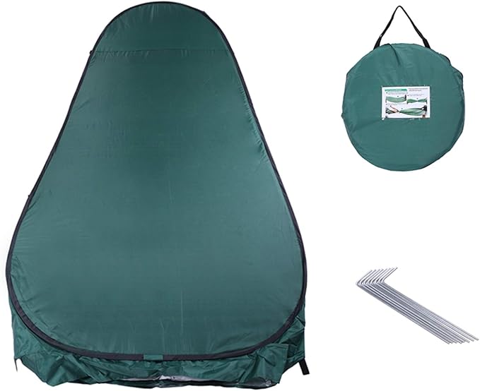 Changing Room Dressing Tent, Portable Pop Up Toilet Shower Tent, Camping Shelter Tent, Pop Up Privacy Tent, with Carry Bag, for Outdoor, Camping, Beach, Hiking, Fishing