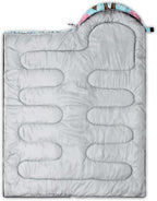 QOOMO Axolotl Cute Camping Sleeping Bags,3 Season Warm & Cool Weather,Lightweight,Waterproof Sleeping Bags for Adults & Kids,Traveling,and Outdoors