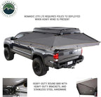 Overland Vehicle Systems HD Nomadic 270 LTE Drivers Side Awning | Dark Gray | Includes Black Travel Cover | 19679907