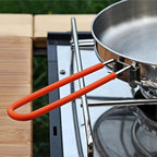 Camping Cookware Outdoor Pot Set Portable Camping Cooker Stainless Steel Picnic Tableware Outdoor Picnic