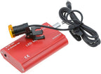 3W Portable Plastic Blet Clip Headlight,Headlamp for Binocular Loupe with Premium Bag (Red), RA-004WGS