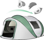 EchoSmile Instant Pop Up Camping Tent, 2/4/6 Person, Easy Setup Tent, Water Resistant Dome, Portable with Carry Bag
