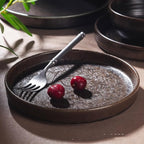 Porcelain Tableware Irregular European kiln Ceramic Dishes Middle Eastern Western Food Ceramic Set