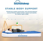 SoundAsleep Dream Series Big Kids Air Mattress with High Speed External Pump - Portable, Blow up Bed for Big Kids - Inflatable Air Mattress for Home and Camping