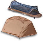 Waterproof Ultralight Backpacking bivy Tent | Freestanding 1-Person Tents for Camping/bivy/Hiking |，pop up Tent, Mosquito-Proof Outdoor Shelter