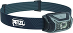 PETZL ACTIK Headlamp (450 Lumens) with Multi-Beam and Red Light - Grey