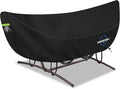 Hammock Cover Waterproof, 600D Heavy Duty Oxford-Thickened Cover for 10 - 12FT Hammock Stand With Handles,Vents,Click-Close Straps & Reflective Strip All Weather Protection