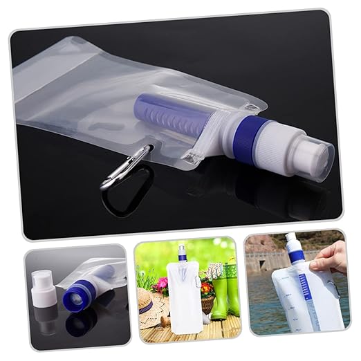 Water Purifier Bag Filter Reusable Compact Portable for Camping Hiking Daily Use