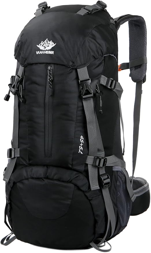 Esup 50L Hiking Backpack Men Camping Backpack with rain cover 45l+5l Lightweight Backpacking Backpack Travel Backpack