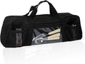 22" Upgraded Grill Tools Storage Bag, BBQ Utensil Holder with Pockets, Carry Bag for Outdoor Camping & Hiking BBQ, Gift for Men
