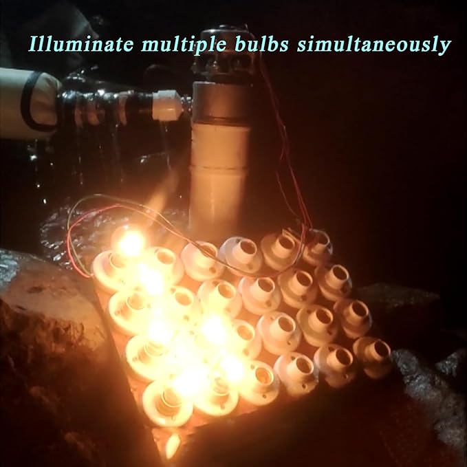110/220V Micro Hydroelectric Generator, 100W Family Camping Fishing Hydraulic Generator, Hydro Water Generation Power Equipment For Lighting, Charging, Household(110V)