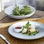 Camping Plates Minimalist Ceramic Dinner Plate Home Breakfast Tableware Western Steak Flat Decorative Plate