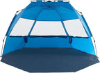 Alvantor® Beach Tent Beach Umbrella Outdoor Sun Shelter Cabana Automatic Instant Pop-Up UPF 50+ Portable Beach Shade Camping Fishing Hiking Canopy Easy Set Up Light Weight Windproof for 2-3 Person