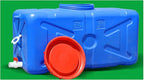 Water Tank Water Tank 100L Water Bucket Water Tank Water Bucket Household Water Storage Outdoor Food Grade Plastic Water Tank Large Rectangular Horizontal Disaster Camp Water Tank(Size:70L-L)