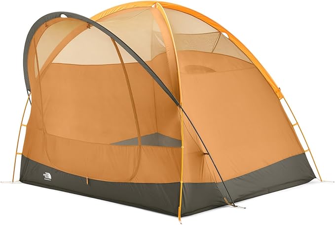 The North Face Tents Wawona 4 Tent - Four-Person Camping Tent, Water Repellent, Spacious & Easy to Set Up, Attached Vestibule