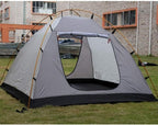 Camping Tent, Outdoor Double Layer Waterproof Sunscreen 2-3 Person Tent, Family Tent, Backpack Tent,Blue
