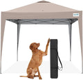 Quictent 10x10 Pop Up Canopy Tent - Instant Setup Gazebo for 1 Person, Portable & Compact, Waterproof & UV Protection, Ideal for Camping, Beach, Parties, Markets and Outdoor Events