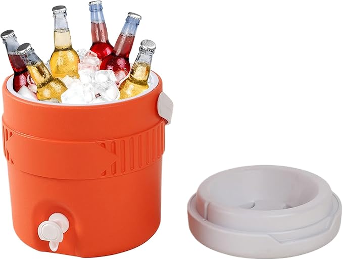 1 Gallon Portable Sports Cooler Water Beverage Dispenser, Insulated Drink Cooler Dispenser With Spout, Portable Handwashing Stations, Party Water Jugs Cooling Drink Bottle For Camping Outdoor Sport