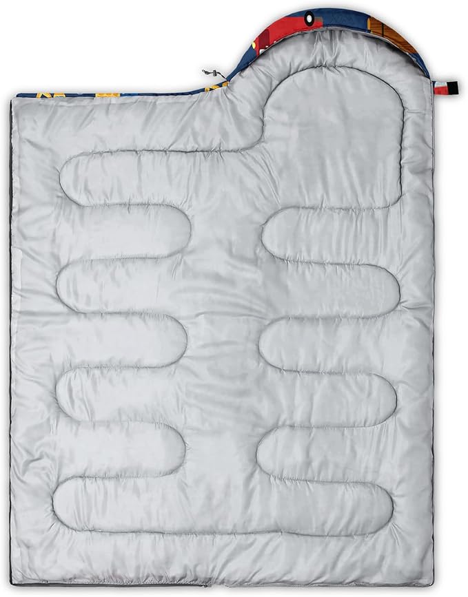 QOOMO Camping Sleeping Bags,3 Season Warm & Cool Weather,Lightweight,Waterproof Sleeping Bags for Adults & Kids,Traveling,and Outdoors,Camping Gear Equipment