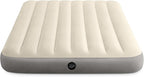 Intex 64102E Dura-Beam Standard Single-High Air Mattress: Fiber-Tech – Full Size – 10in Bed Height – 600lb Weight Capacity – Pump Sold Separately