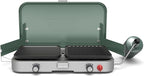 Coleman Cascade 3-in-1 Outdoor Camp Stove, Portable Cooktop with Included Cast-Iron Grill & Griddle Accessories, 24,000 BTUs of Power for Camping, Tailgating, Grilling