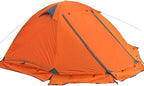 Tent Double Layer 2 Person 4 Season Aluminum Rod Outdoor Camping Tent Family Camping Tent