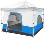 REDCAMP Canopy Camping Tent for Pop Up Canopy Tent, Inner Tent Converts Straight Leg 10'x10' or 10'x20' Canopy into Camping Tent, Fits 4-6 Person(Frame/Shelter NOT Included)