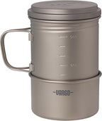 Vargo Titanium BOT Series BOT BOWL - 400ml Capacity Bowl - Ultralight 1.6oz (45g) Nesting Backpacking Bowl