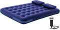 DIMAR GARDEN Full Size Camping Air Mattress Inflatable Bed with Pillow,Include Hand Pump