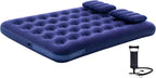 DIMAR GARDEN Full Size Camping Air Mattress Inflatable Bed with Pillow,Include Hand Pump