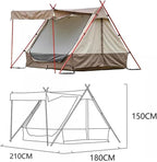 Camping Tent Outdoor Rainproof Sunscreen Tent Easy Set Up Small Lightweight Tents 4 Seasons Tent for Family Picnic Hiking Travel