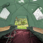 KAZOO 2／4 Person Camping Tent Outdoor Waterproof Family Large Tents 2/4 People Easy Setup Tent with Porch Double Layer | Outdoor, Waterproof, Family, Large, Tents, Easy Setup