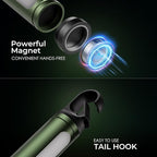 Magnetic Flashlight Rechargeable,2000LM 5000mAh Flashlights High Lumens with 18 Modes,Waterproof, Adjustable,Powerful Flash Light,Multi-Flashlights for Home,Car,Hiking,Camping(1, Green)