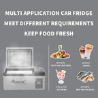 Alpicool C15 Portable Car Freezer,12 Volt Refrigerator, 16 Quart (15 Liter) Fast Cooling 12V Car Fridge -4℉~68℉, Car Cooler, 12/24V DC and 100-240V AC for Outdoor, Camping, RV, Truck, Boat