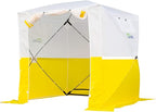 Goutime Professional Work Tent,Instant Pop-Up Canopy Tent 2x2m, Heavy-Duty Portable Shelter for Construction Site, Outdoor Workshop, Warehouse & Camping
