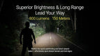 Nitecore HA27 UHE Headlamp, 800 Lumens High CRI with 3 Color Temperatures, USB-C Rechargeable & AAA Compatible, Lightweight Waterproof for Camping, Hiking & Running