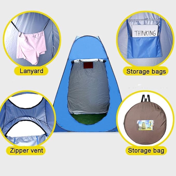 Tent Windproof Waterproof Camping Tent Tent Pop up Camping Tents Outdoor Camping Beach Open Tent Waterproof Tents Large Automatic Ultralight Family Outdoor Camping Supplies Easy Large Capacity
