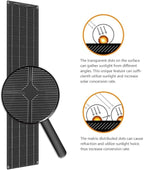 Framy High Efficiency Solar Panel 400W 2 * 200W Black Backplane Battery Charger for Car Yacht Boat RV Camping Caravan Home,Solar Panel Kit 20A