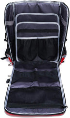 First Aid Kit Package Postpartum Visit Package, Community Care Backpack, Multifunctional Emergency Care Package for Home, Workplace, Travel, Camping, Hiking(Red)