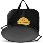 Korean BBQ 1 IH Griddle Grill Pan with Bag, Nonstick Coating, All Stove(Gas, Electric & Induction), Indoor Outdoor Griddle(12in)