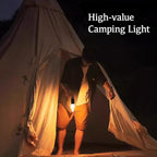 Solar Camping Lights Outdoor Waterproof - 3 Mode Portable LED Lantern with Solar/USB Charging, Hanging Hook for Camping, Hiking, Emergency, Backpacking, Tents (Spherical)