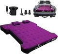 Umbrauto Truck Bed Air Mattress for 6-6.5ft Full Size, Upgraded Thickened Inflatable Mattress with Pump, Pick Up Airbed for Truck Tent Camping, Purple