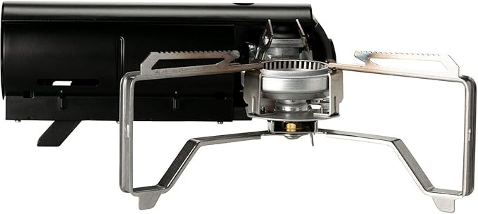Snow Peak Home and Camp Burner, Camping Stove, Backpacking, Automatic Ignition, Black
